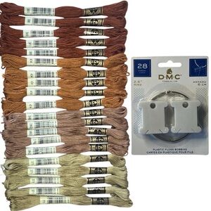 NEW 20 Skeins DMC Embroidery Floss Mouline Special 6 Strand Assorted Multicolor